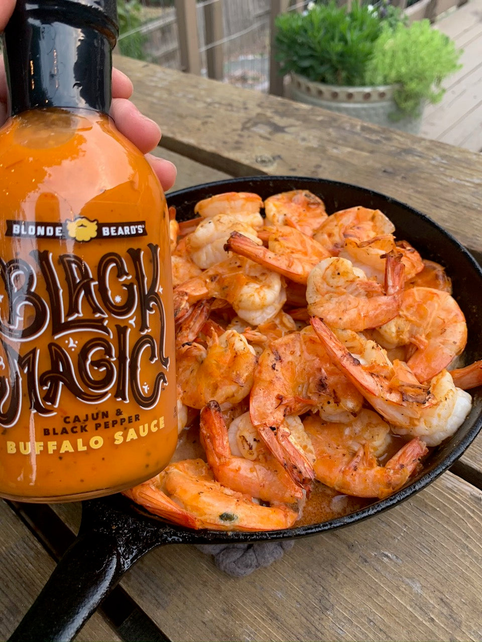 Black Magic Grilled Shrimp