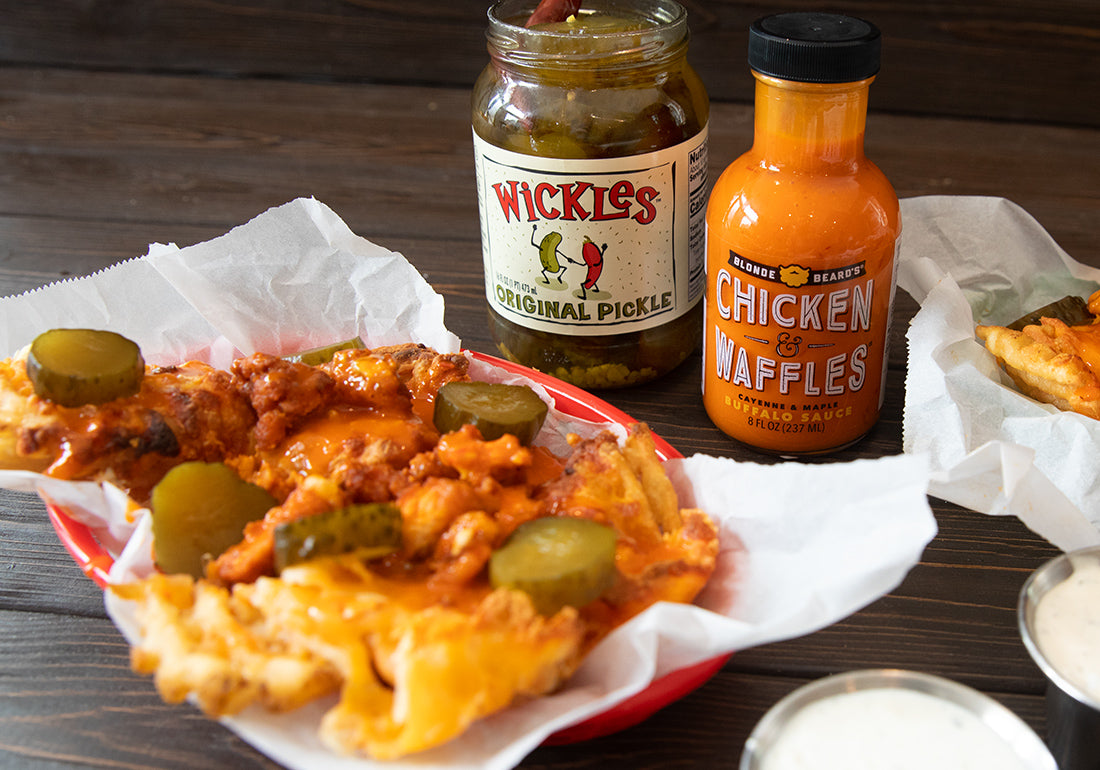 Wicked Buffalo Waffle Fries – Blonde Beard's Buffalo Sauce