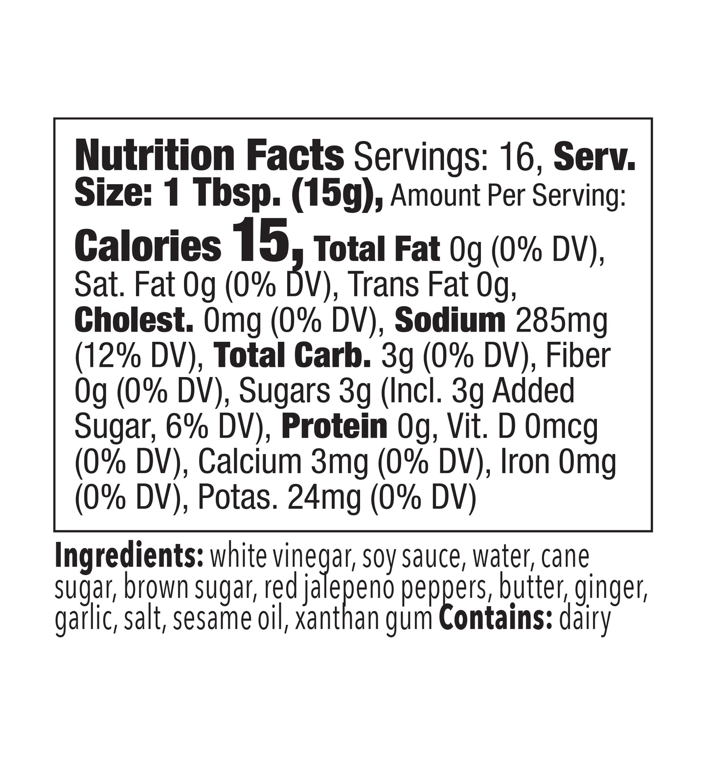 Dojo Asian Wing Sauce - Sauces - Blonde Beard's - blondebeards