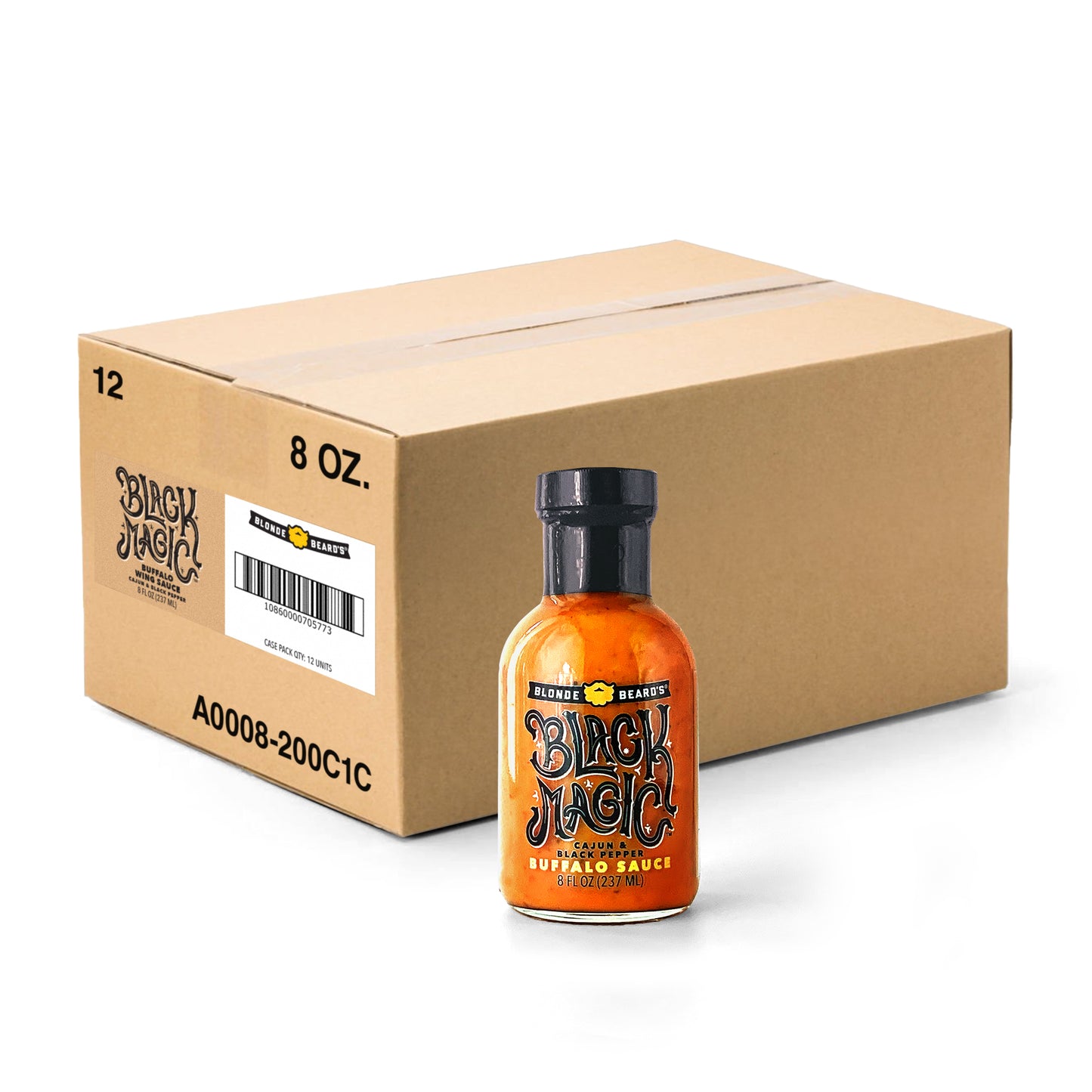 12 Pack Case - Black Magic Buffalo Wing Sauce