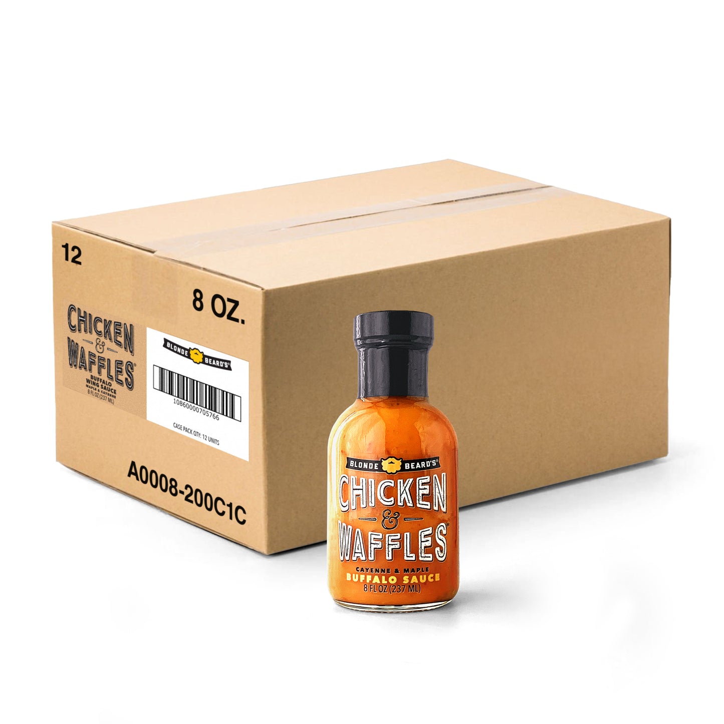 12 Pack Case - Chicken & Waffles Buffalo Wing Sauce