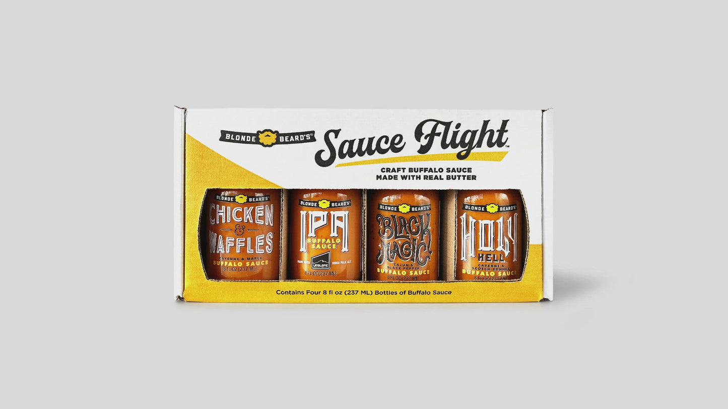 
                  
                    Load and play video in Gallery viewer, Buffalo Sauce Flight (8 oz x 4)
                  
                